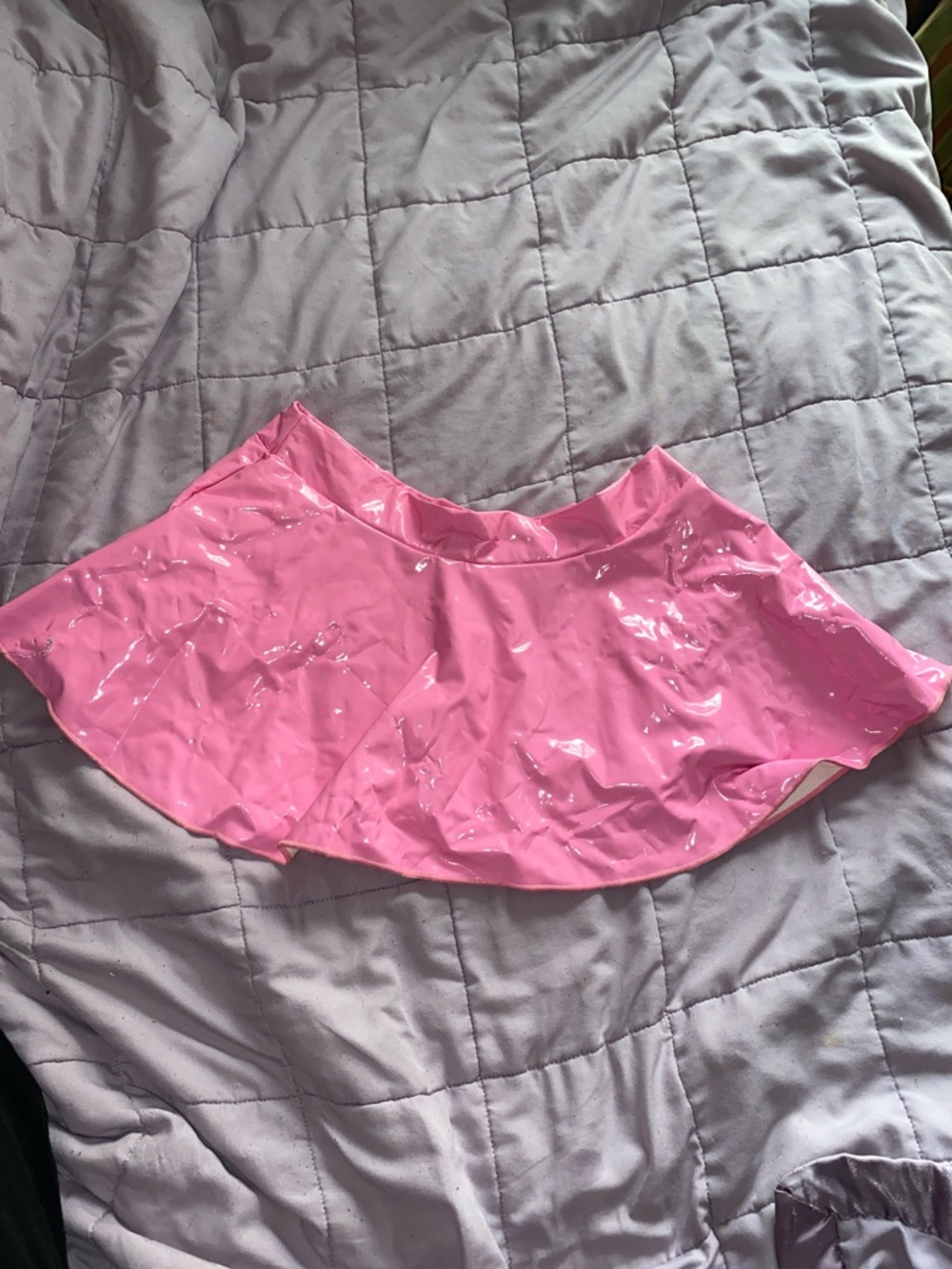 Pink Vinyl Two-Piece Set - Picture 3 of 4